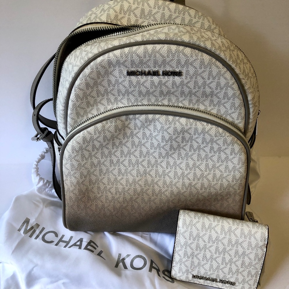 Michael Kors Ombré Abbey Backpack and wallet